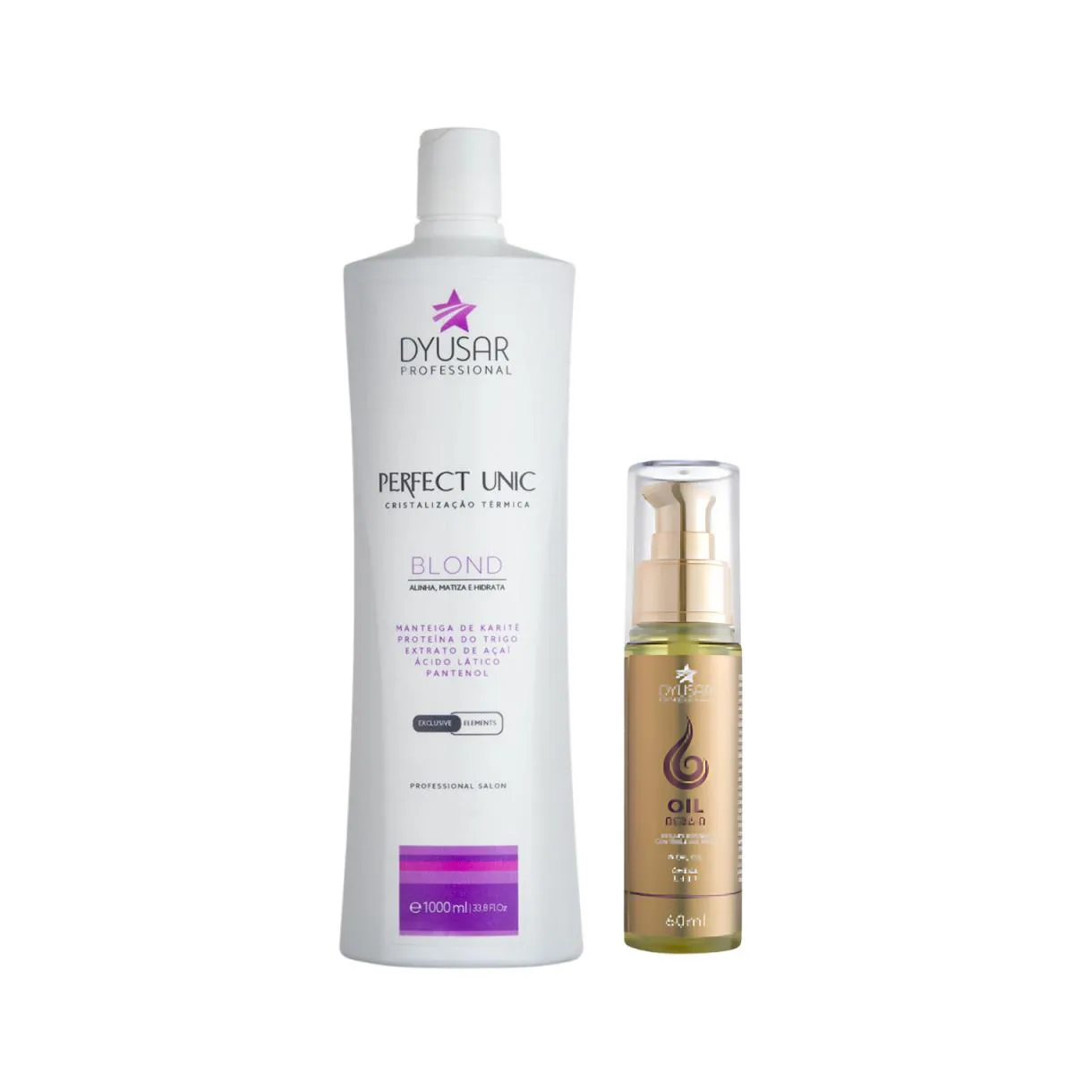 MáSC. REESTRUTURADORA UNICPLASTIA BLOND 1L + OIL REPAIR 60ML