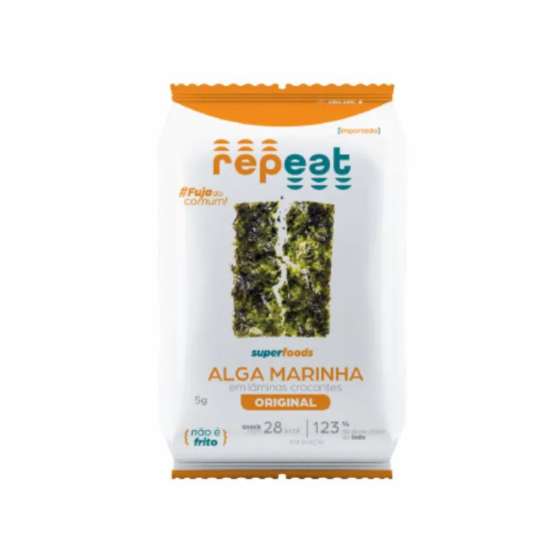 KIT 3X: SNACK DE ALGA MARINHA TRADICIONAL REPEAT 5G
