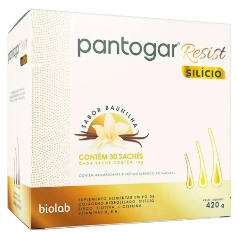 PANTOGAR SILíCIO SABOR BAUNILHA 420G