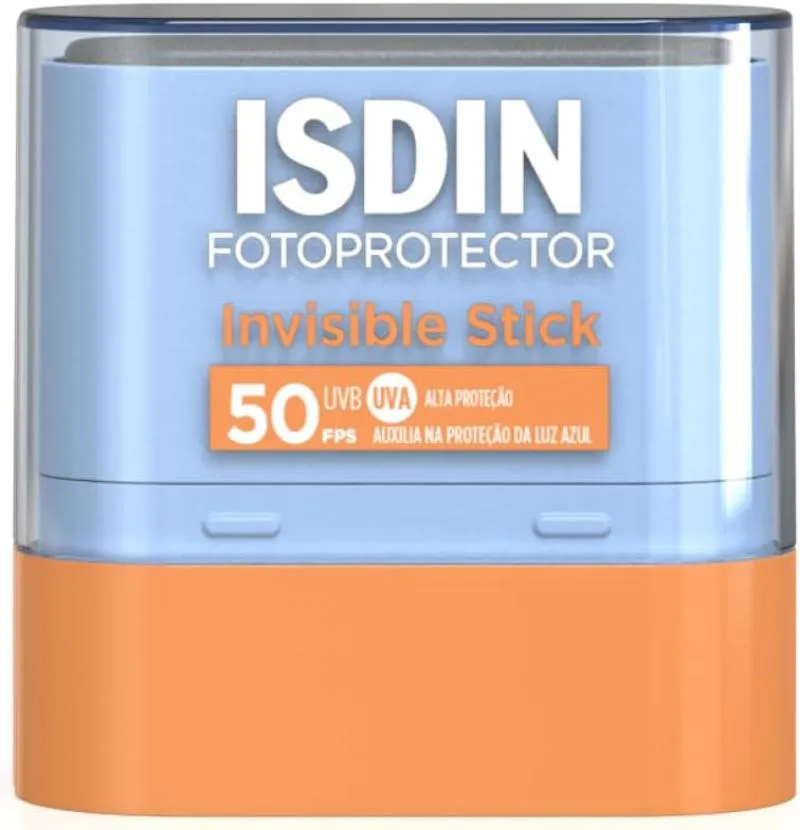 PROTETOR SOLAR FACIAL ISDIN - INVISIBLE STICK FPS50 - 10G