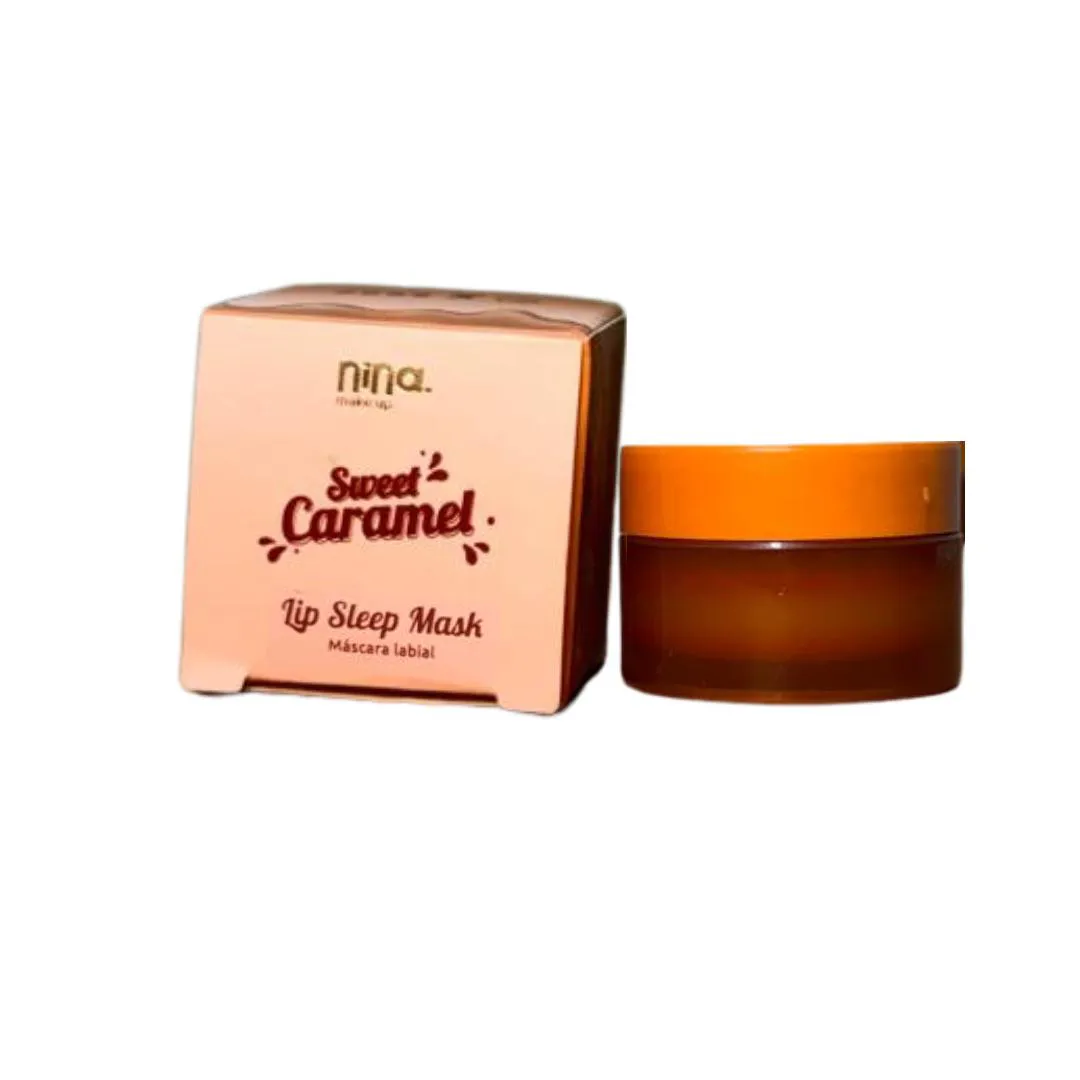 ESFOLIANTE LABIAL LIP SLEEP MASK SWEET CARAMEL - NINA MAKEUP