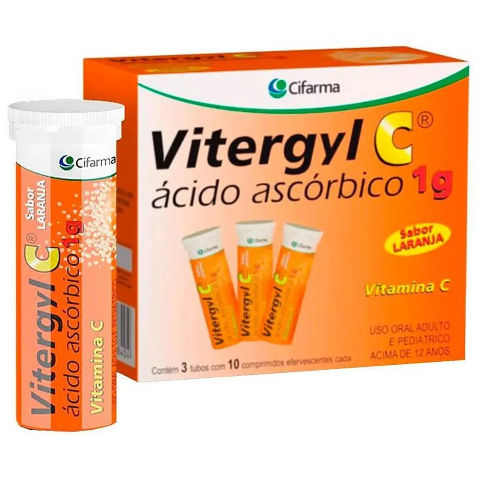 VITERGYL C  30CPR EFERVECENTES CIFARMA