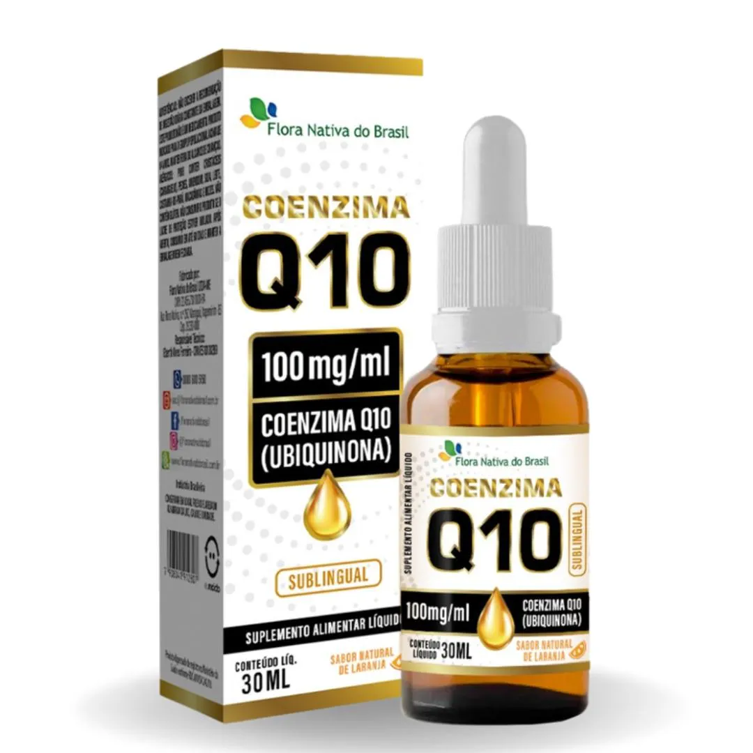 COENZIMA Q10 30ML SABOR LARANJA FLORA NATIVA DO BRASIL