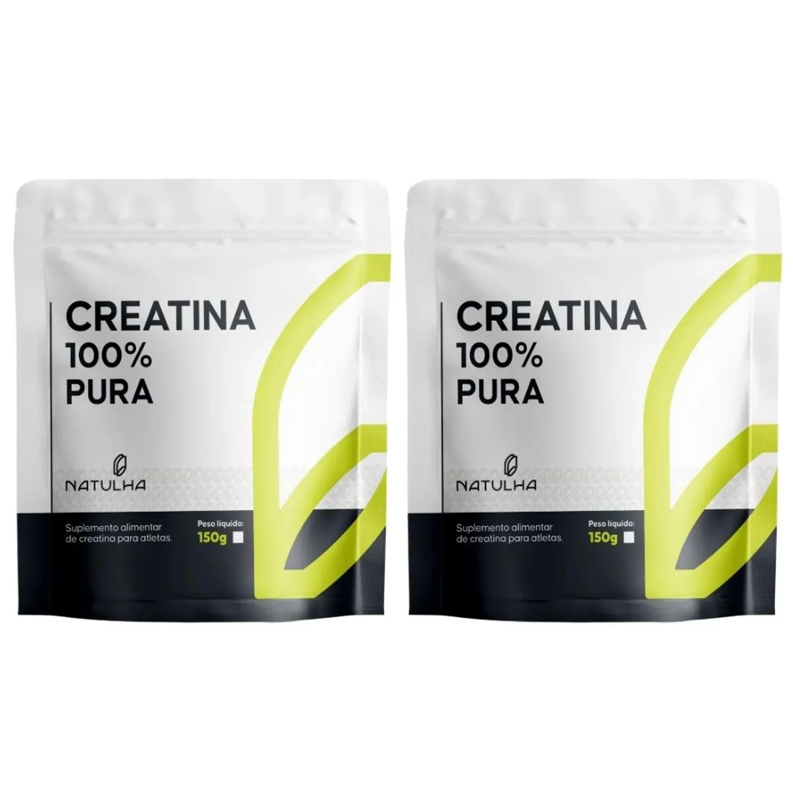 Kit Creatina Natulha 100% Pura 150g 2 Unidades