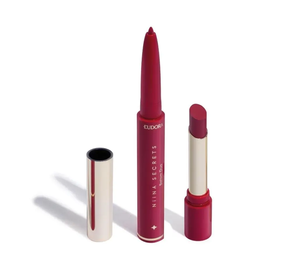 EUDORA NIINA SECRETS BATOM ROSA DUO PERFECT MATCH 1,65G