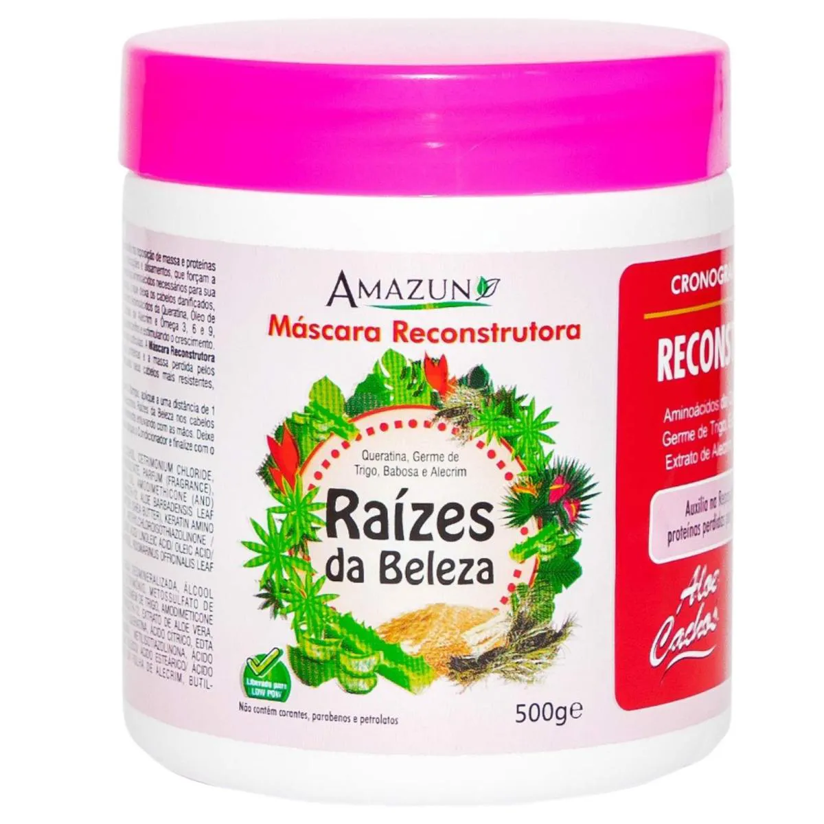 MáSCARA RECONSTRUTORA RAíZES DA BELEZA 500G