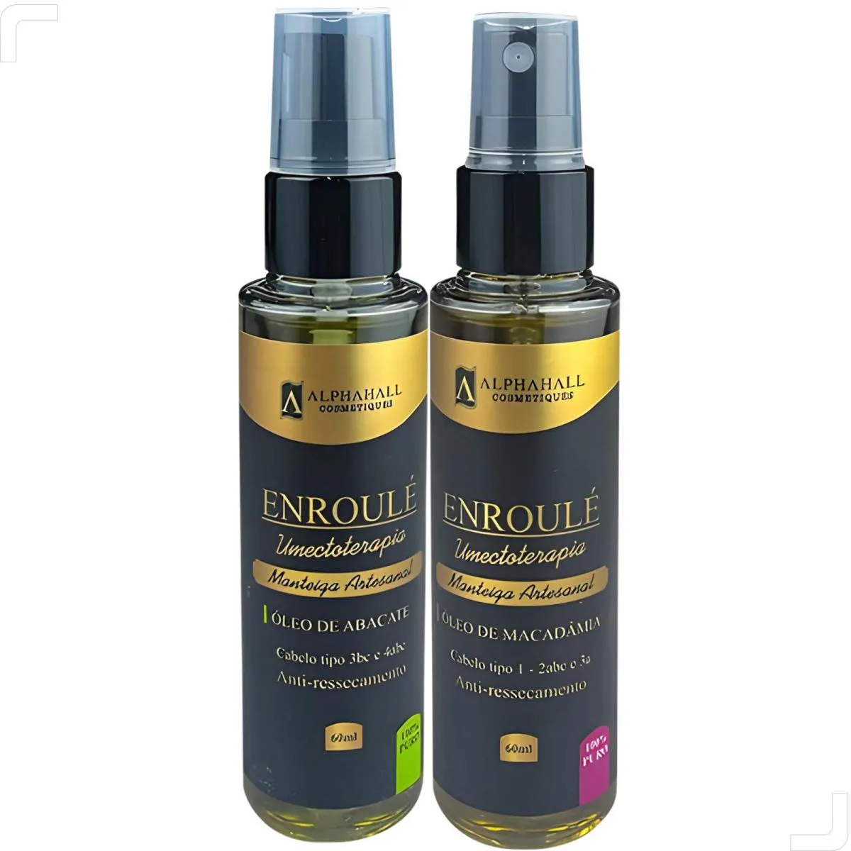 KIT ÓLEO CAPILAR UMECTOTERAPIA DE ABACATE 60ML HIDRATAçãO TOTAL