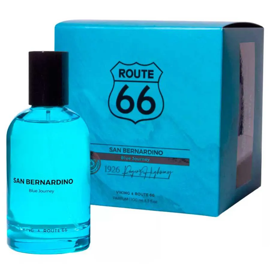 PERFUME MASCULINO SAN BERNARDINO BLUE JOURNEY ROUTE 66 PARFUM 100ML VIKING