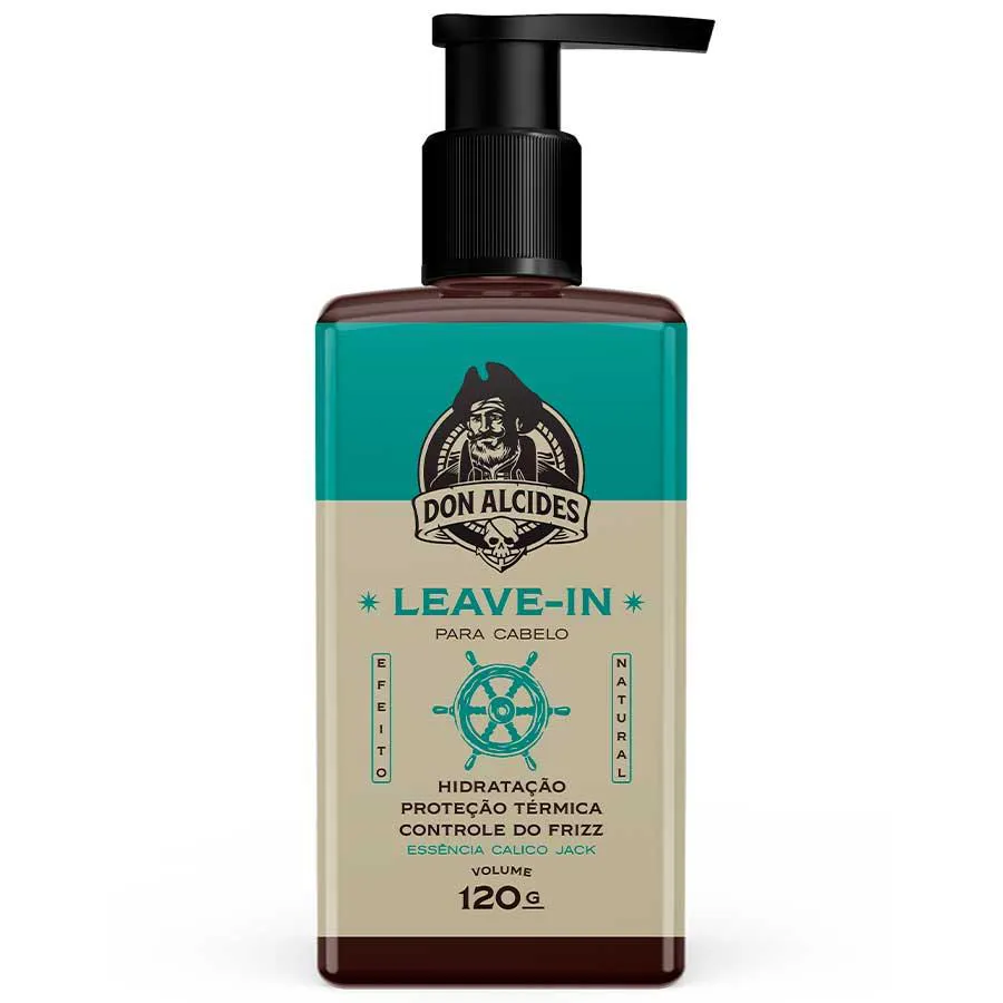LEAVE-IN PARA CABELO CALICO JACK COM PROTEçãO TéRMICA 120G DON ALCIDES