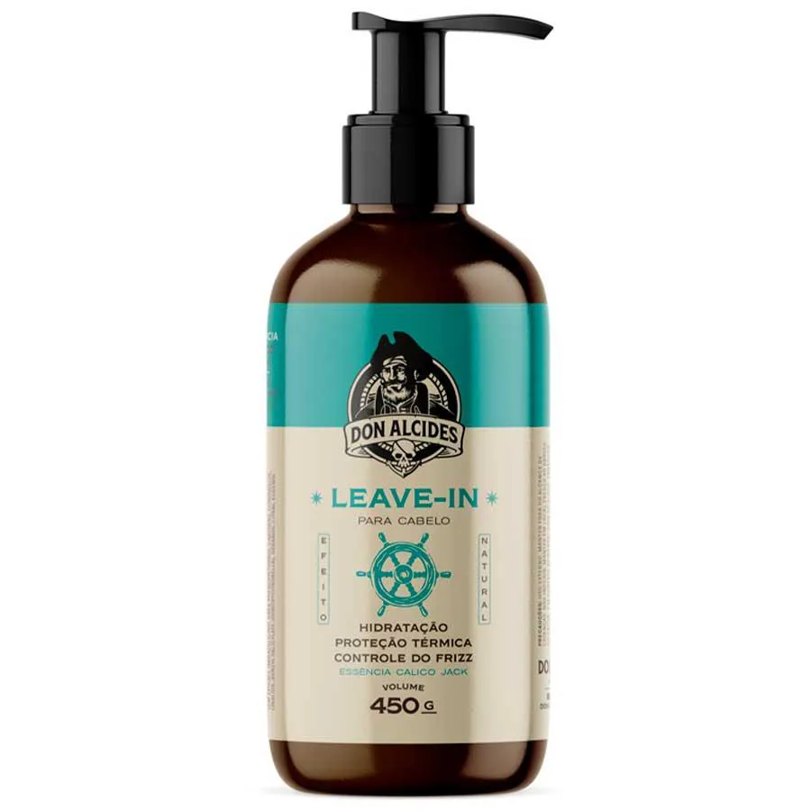 LEAVE-IN PARA CABELO 450G CALICO JACK COM PROTEçãO TéRMICA DON ALCIDES