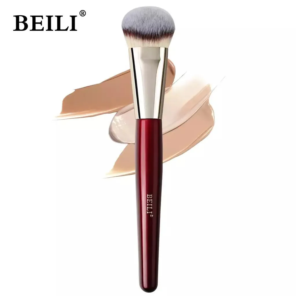 KIT BEILI 24 PINCéIS MAQUIAGEM BRANCO/PRATA - CERDAS NATURAIS Pr04