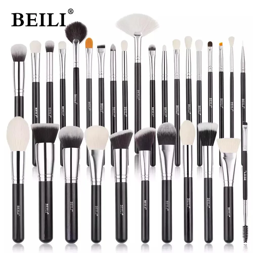 CONJUNTO DE PINCéIS MAQUIAGEM BEILI PROFISSIONAL PREMIUM, 12-35 PCS B30s02