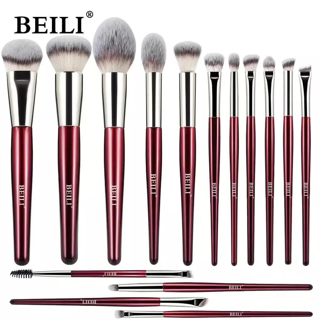 BEILI PINCéIS DE MAQUIAGEM PROFISSIONAL, SINTéTICO, 8-30 PCS Pr15