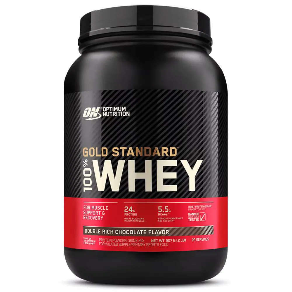 100% WHEY PROTEIN (907G) - CHOCOLATE - OPTIMUM NUTRITION