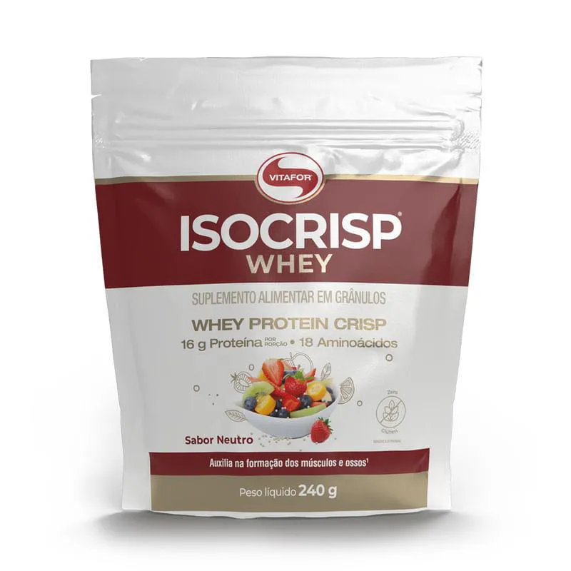 ISOCRISP WHEY NEUTRO POUCH VITAFOR 240G