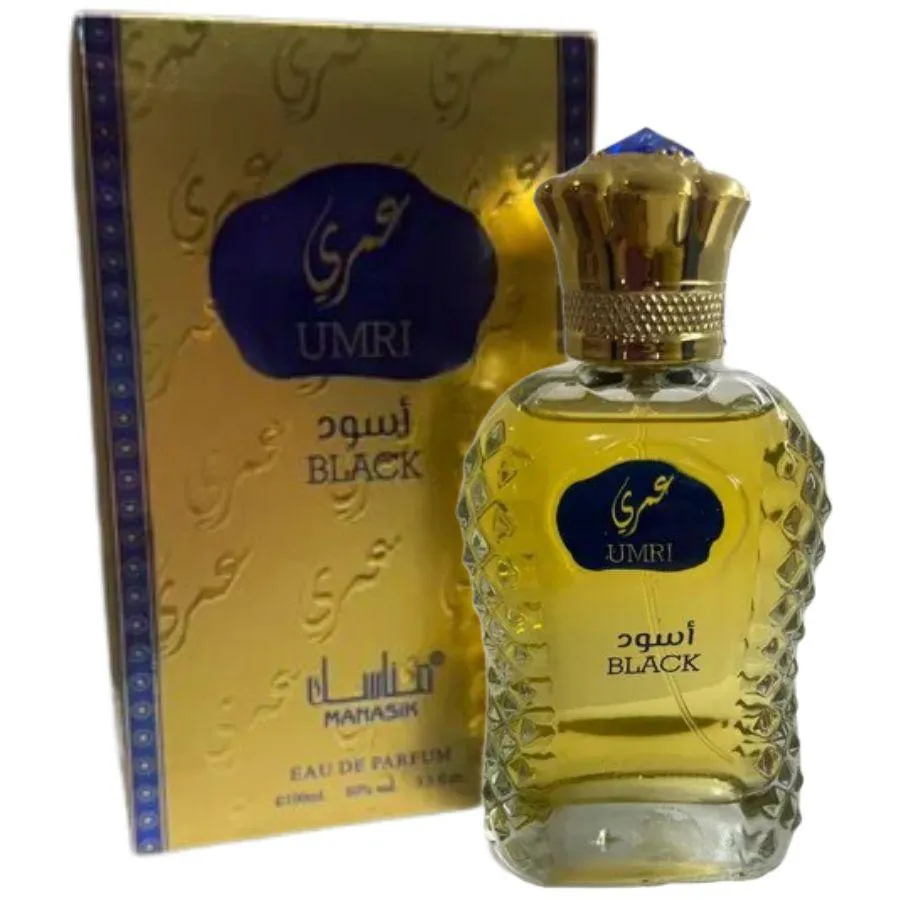 PERFUME UMRI BLACK MASCULINO EAU DE PARFUM 100ML
