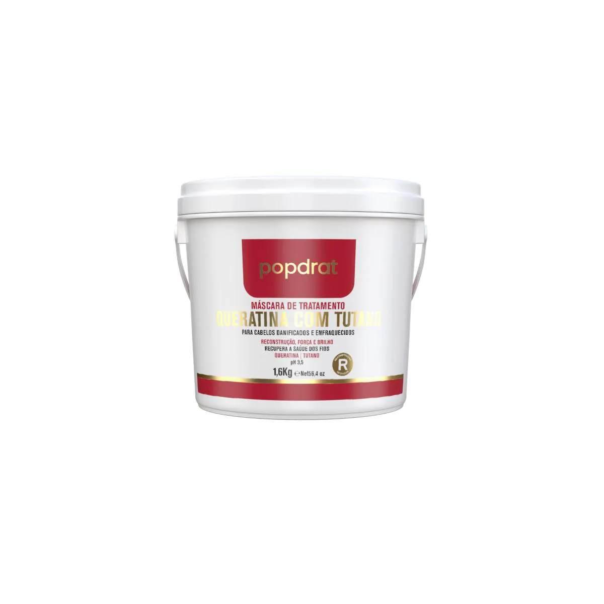 MASCARA COND. QUERATINA COM TUTANO POPDRAT 1,6 KG