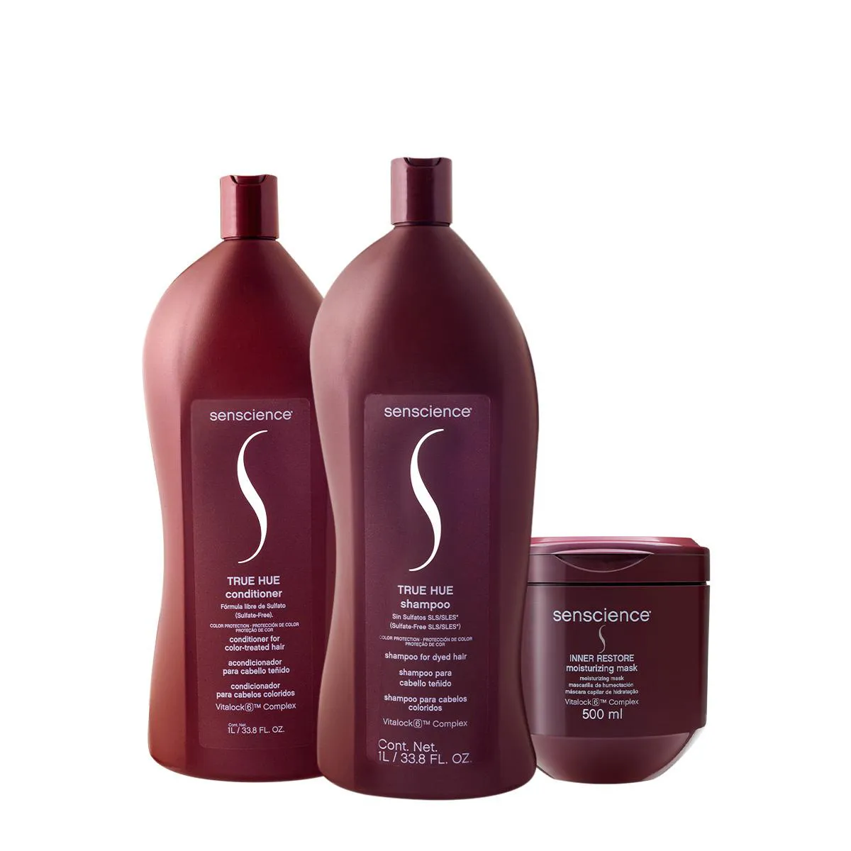 KIT SENSCIENCE TRUE HUE SALON TOTAL (3 PRODUTOS)