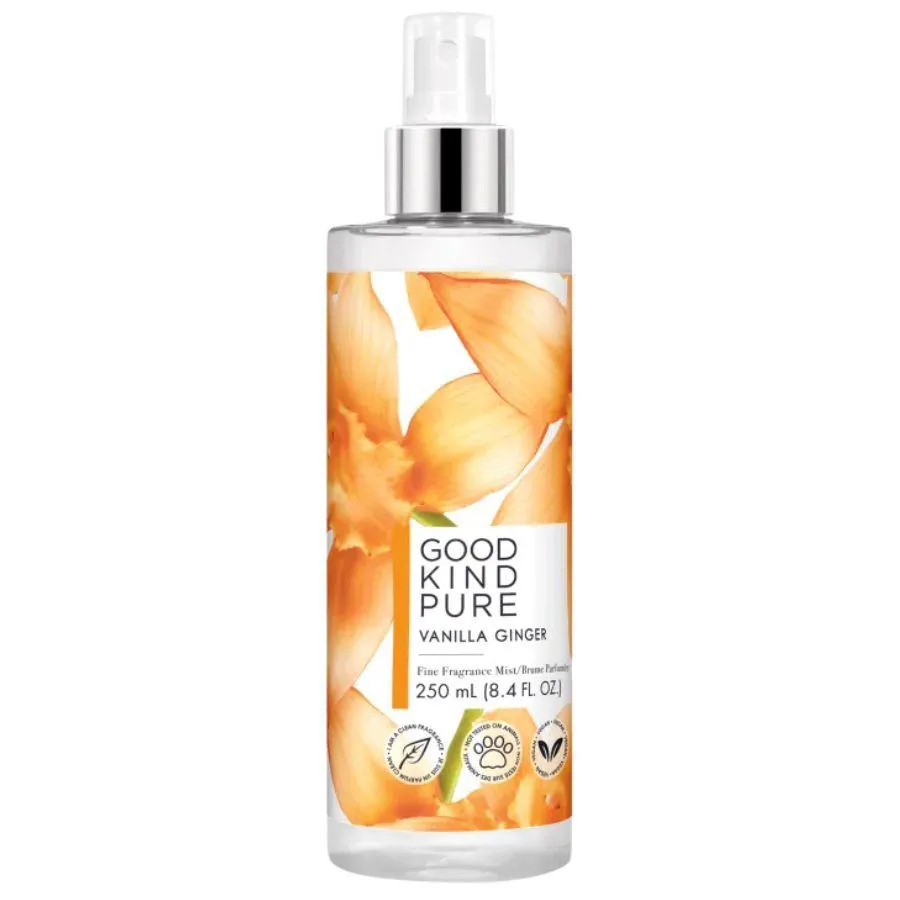 BODY MIST GOOD KING PURE VANILLA GINGER FEMININO 250ML
