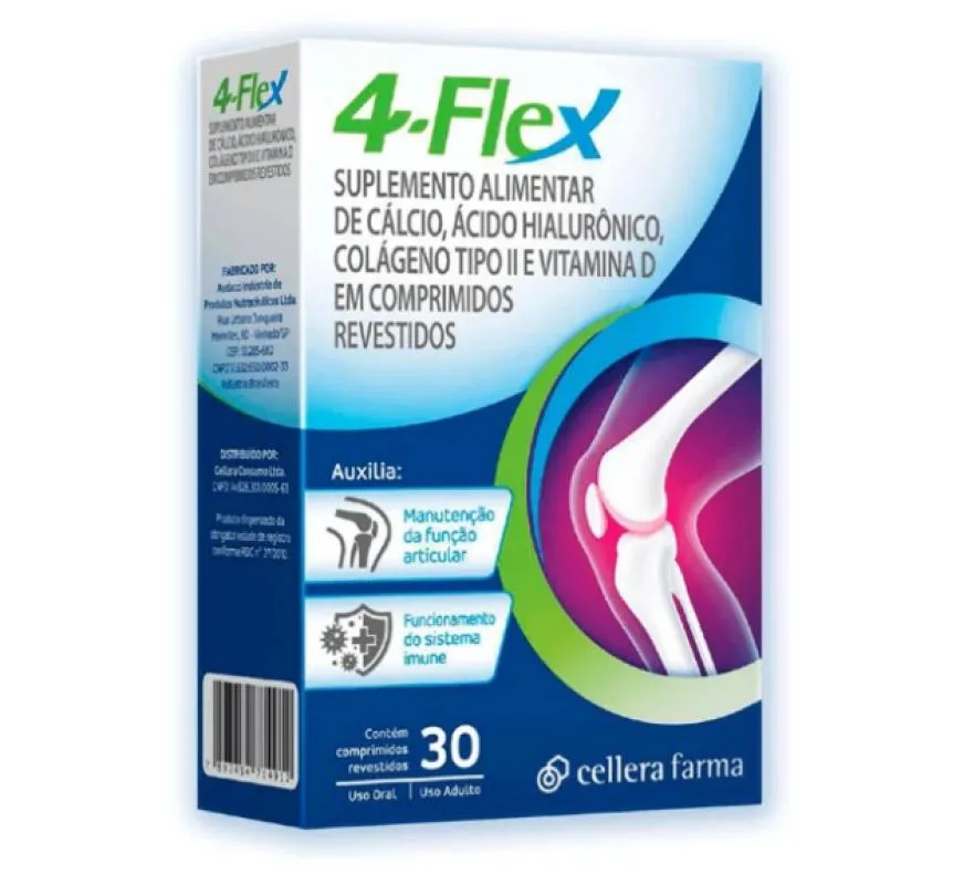 SUPLEMENTO ALIMENTAR 4-FLEX 30CPR