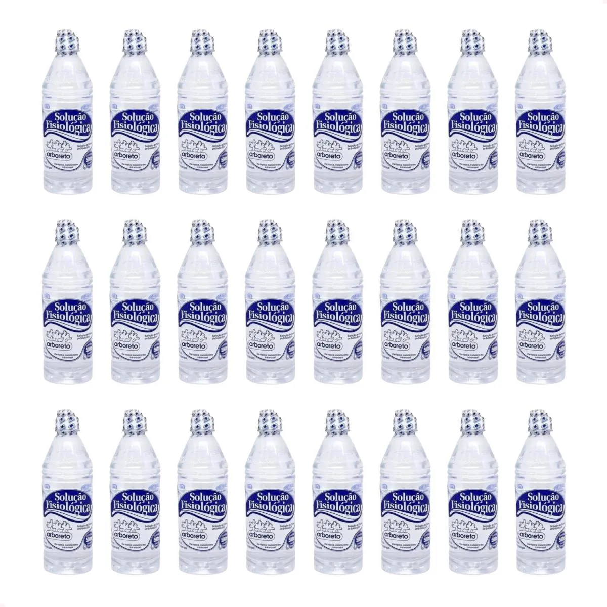 KIT COM 24 - SORO FISIOLóGICO ARBORETO 0,9% 500ML