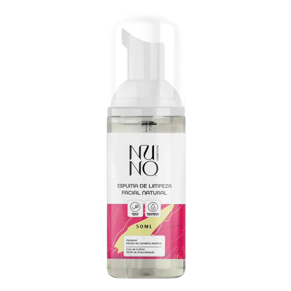 ESPUMA DE LIMPEZA FACIAL NATURAL NUNO 50ML