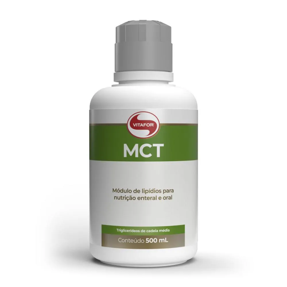 SUPLEMENTO EM LíQUIDO VITAFOR MCT ÁCIDOS GRAXOS EM FRASCO 500  ML