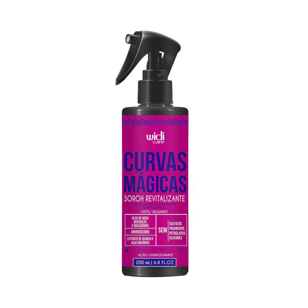 SOROH REVITALIZANTE CACHOS CURVAS MáGICAS WIDI CARE 200ML