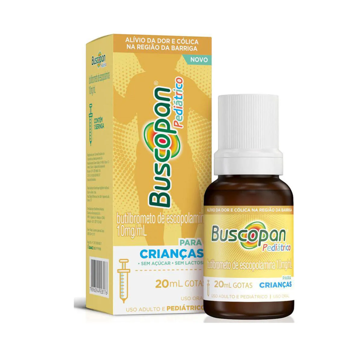 Buscopan Pediátrico Butilbrometo de Escopolamina 10mg/ml Solução Oral 20ml