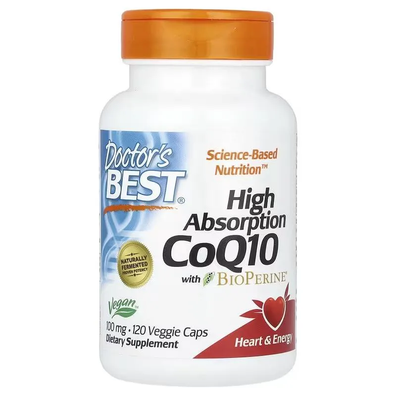 COQ10 100MG + BIOPERINE 100MG (120 SGELS) DOCTORS BEST