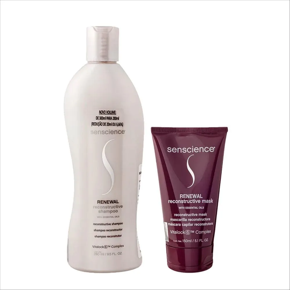 KIT SENSCIENCE RENEWAL - SHAMPOO 280ML + MáSCARA 150ML