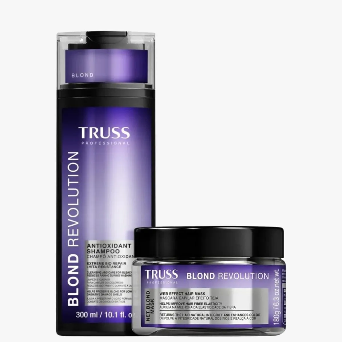TRUSS KIT BLOND REVOLUTION DUO SHAMPOO E MáSCARA