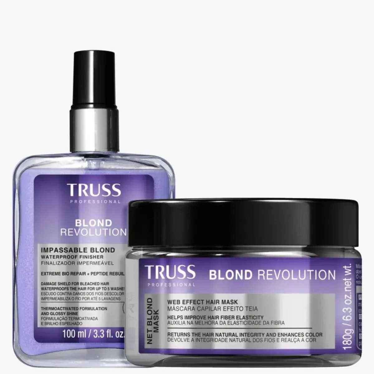TRUSS KIT BLOND REVOLUTION DUO IMPASSABLE (2 PRODUTOS)