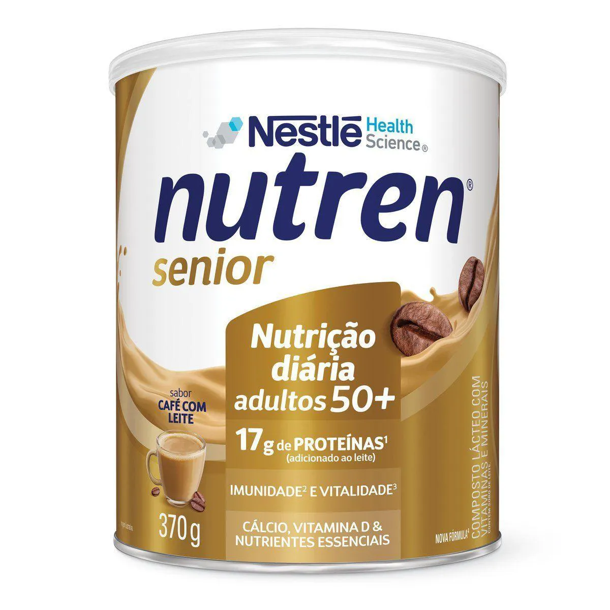 NUTREN SENIOR CAFE C/LEITE 370G