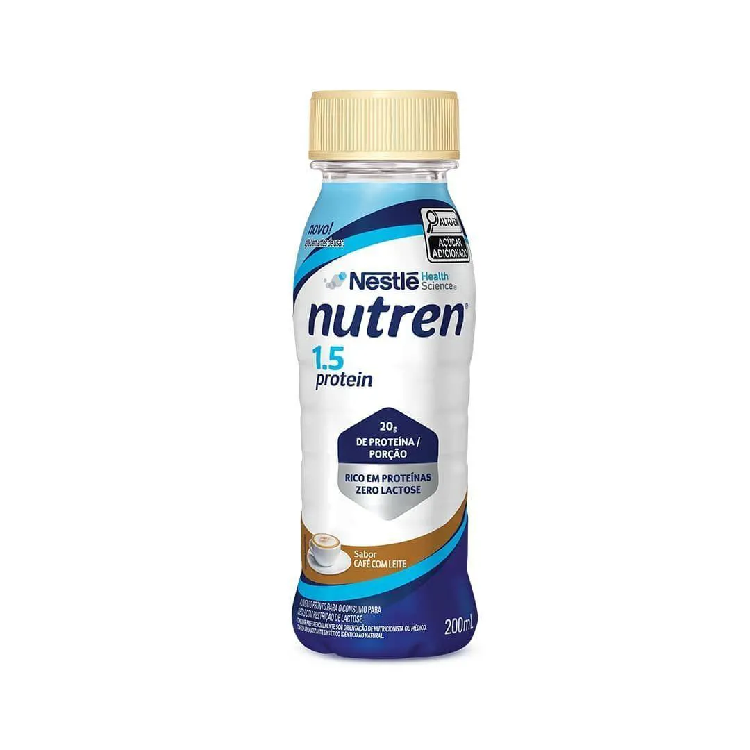 NUTREN PROTEIN 1.5 CAFE C/ LEITE 200ML