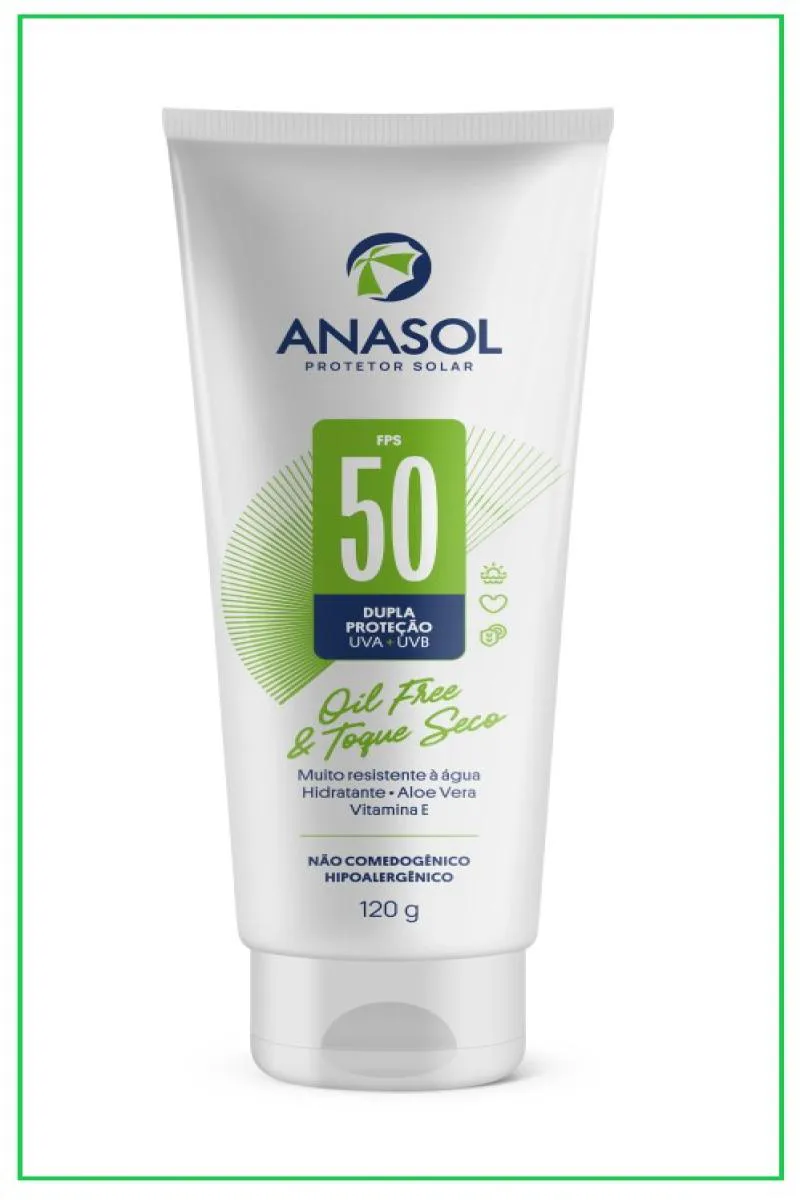 PROTETOR SOLAR CORPORAL ANASOL FPS50 COM 120G - DAHUER