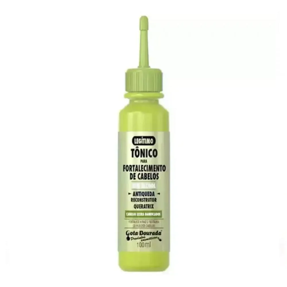 TôNICO CAPILAR ANTI QUEDA GOTA DOURADA 100ML