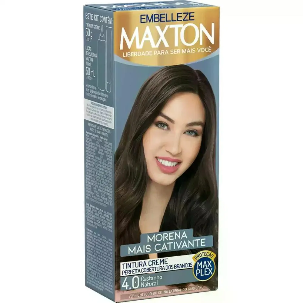 TINTA DE CABELO MORENA CASTANHO NATURAL EMBELLEZE 4.0