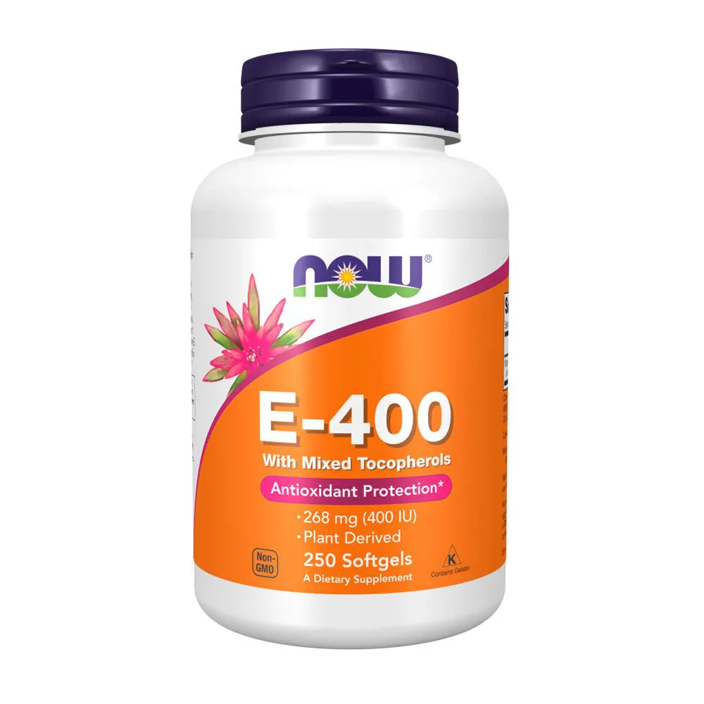 VITAMINA E 268MG NOW FOODS 250 SOFTGEL IMPORTADO