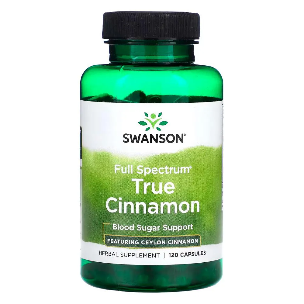 TRUE CINNAMON CANELA CEILãO SWANSON 120 CAPS IMPORTADO