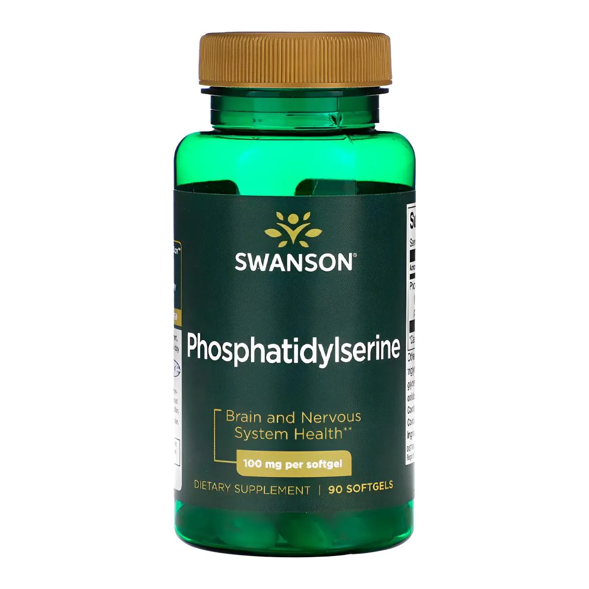 SWANSON PHOSPHATIDYLSERINE 100 MG 90 SGELS SWU289