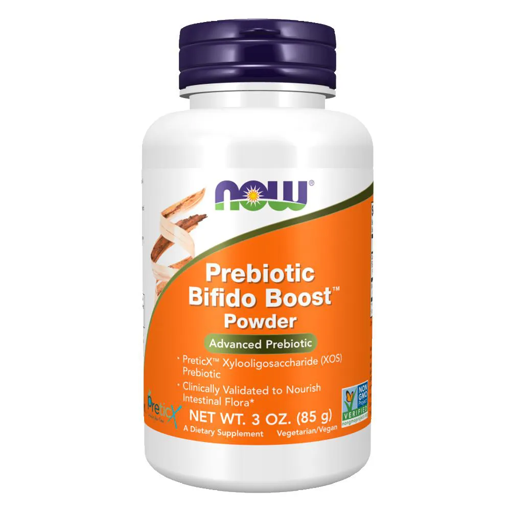 Pó PREBIóTICO BIFIDO BOOST NOW FOODS 85 GRAMA IMPORTADO