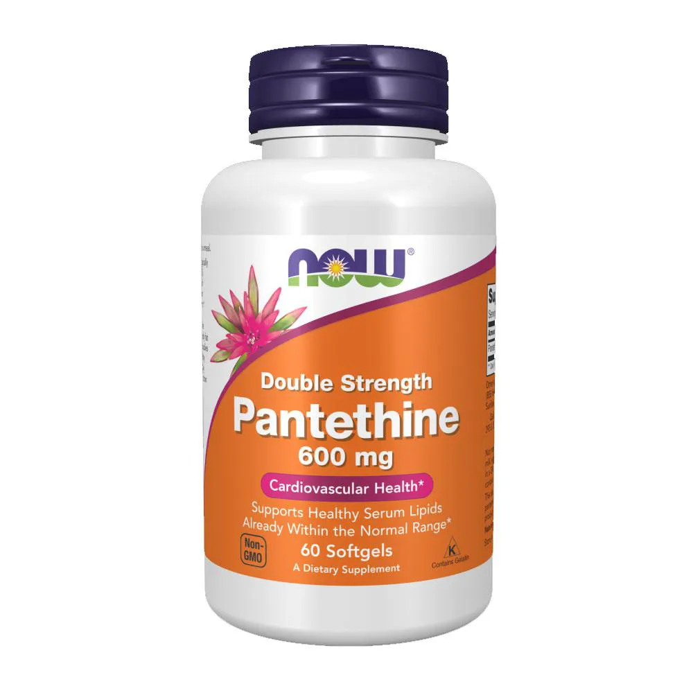 PANTETINA 600MG NOW FOODS PANTETHINE 60SOFT IMPORTADO