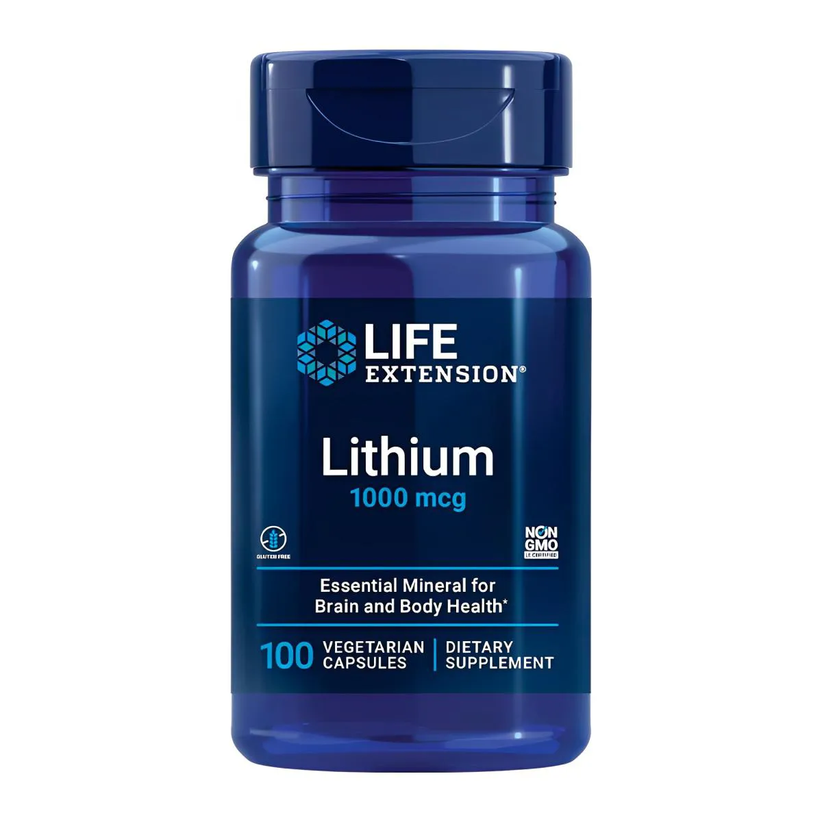 LITHIUM 1000MCG LIFE EXTENSION 100 CAPSULAS IMPORTADO