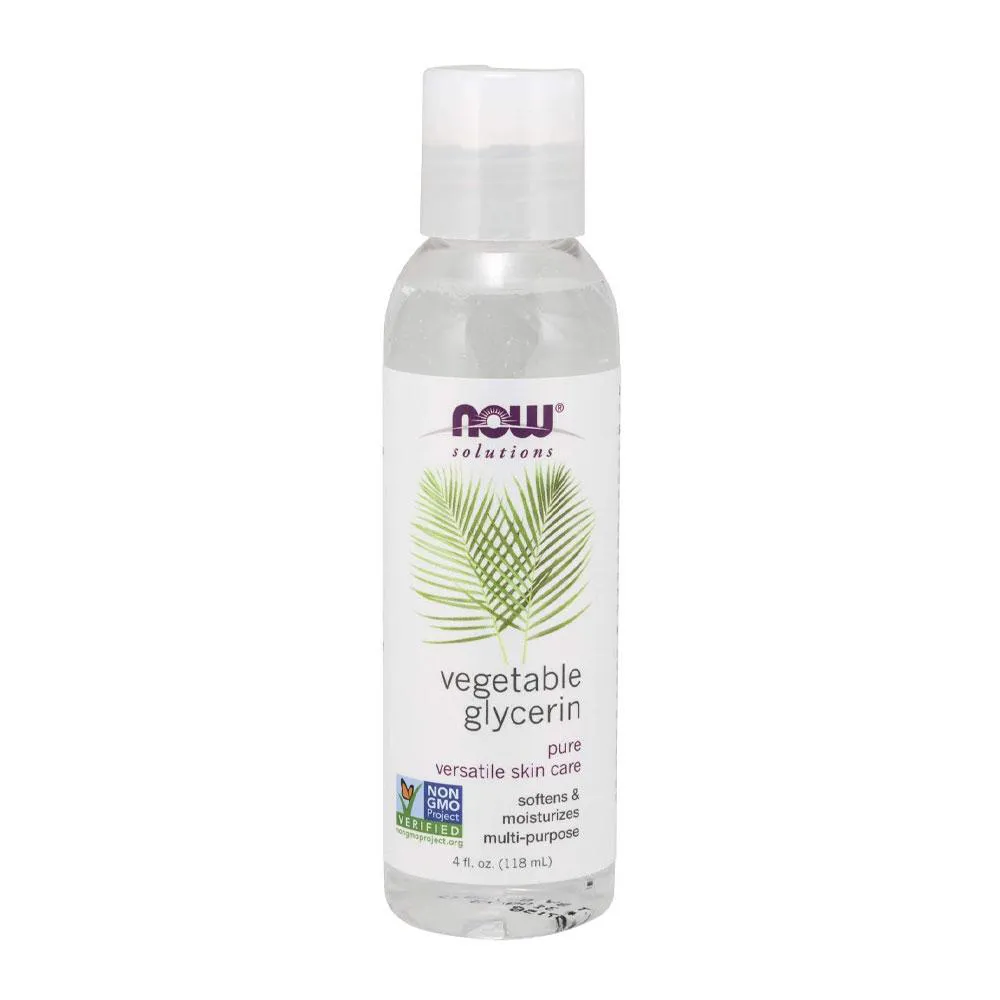 GLICERINA VEGETAL 118ML NOW FOODS VEGETABLE GLYCERIN PURO