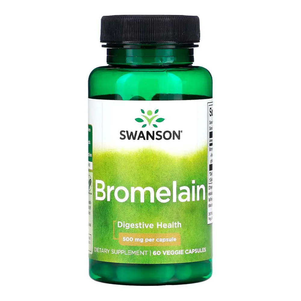 BROMELINA 500MG SWANSON 60 CAPSULAS IMPORTADO