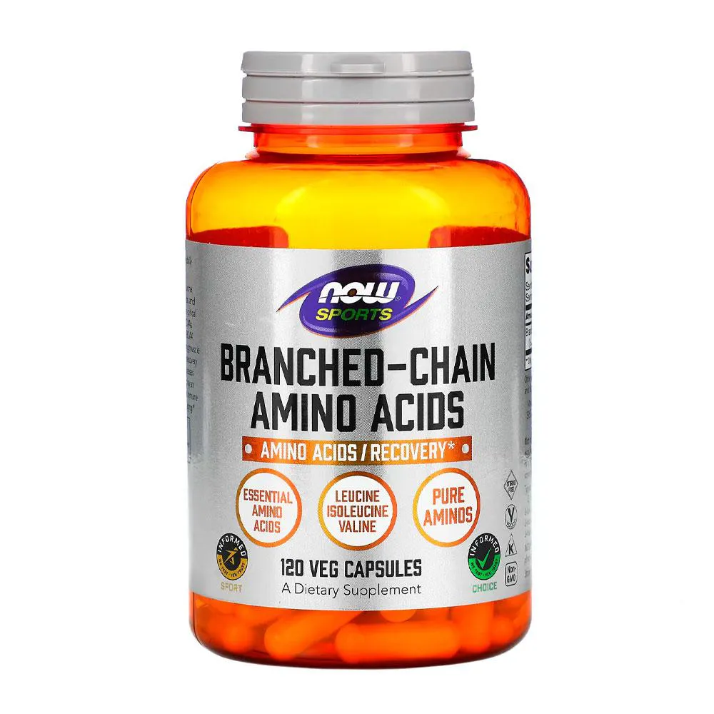 AMINOáCIDOS CADEIA RAMIFICADA NOW FOODS 120CAP IMPORTADO