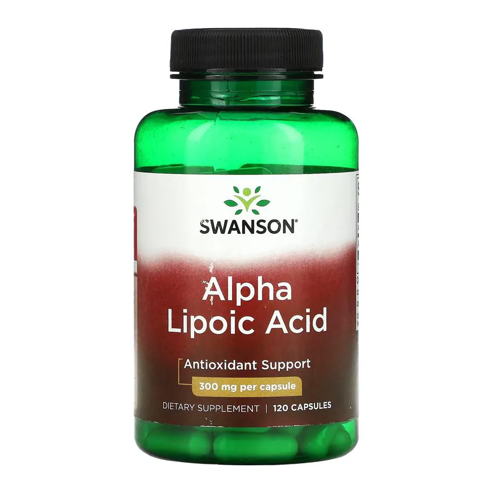 ÁCIDO ALFA LIPóICO 300MG SWANSON ALPHA LIPOIC ACID 120CAPS