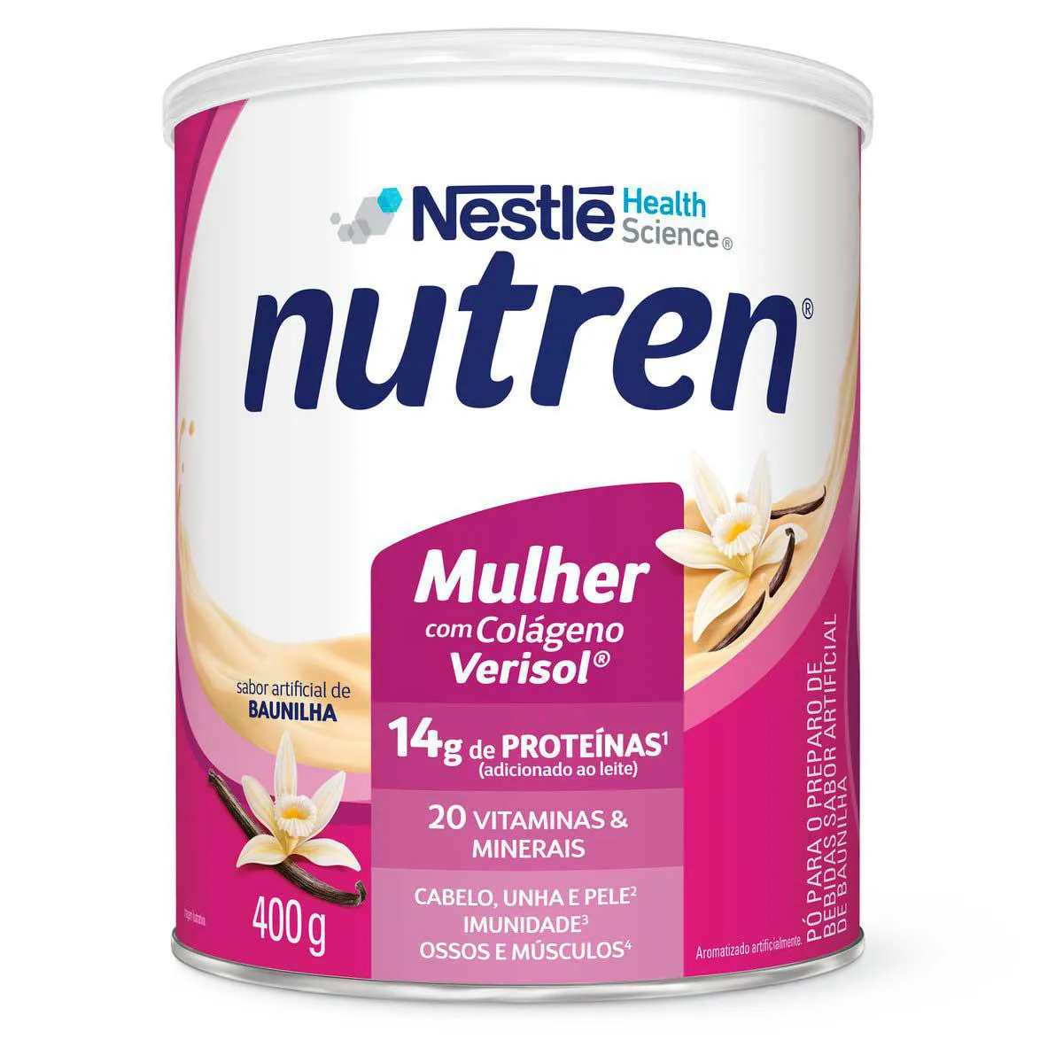 Suplemento Alimentar Nestlé Nutren Mulher Baunilha 400g