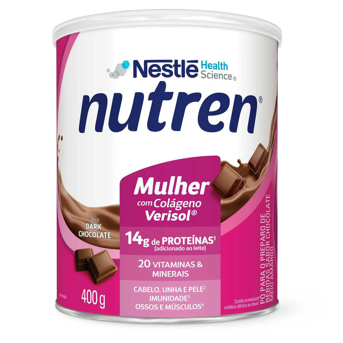 Suplemento Alimentar Nestlé Nutren Mulher Dark Chocolate 400g